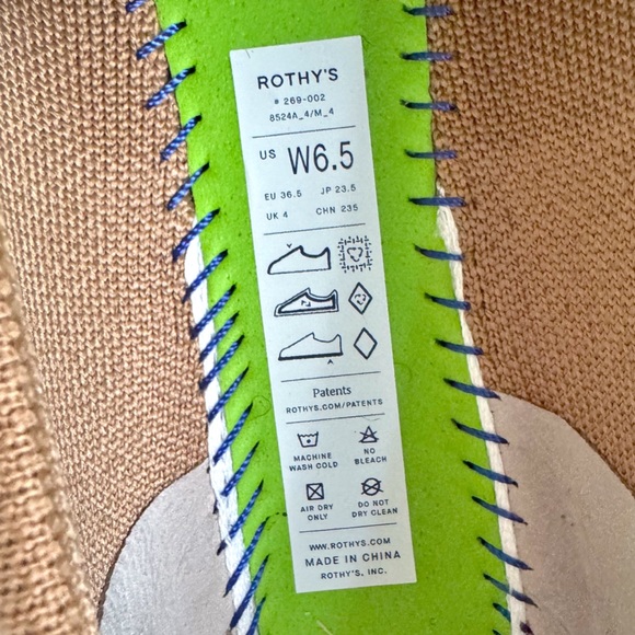 Rothy’s The Boat Shoe in Light Sand Tan | 6.5 NWOT - Picture 10 of 13